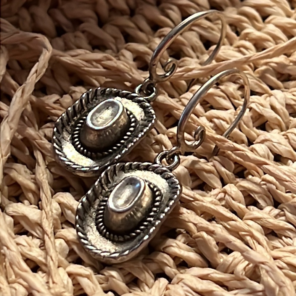 Cowboy Hat Earrings